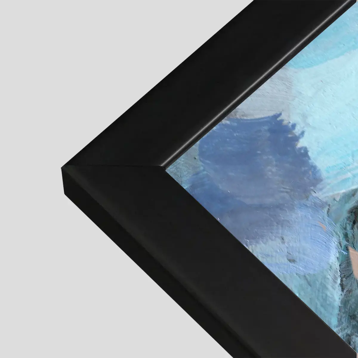 Black classic edge frame
