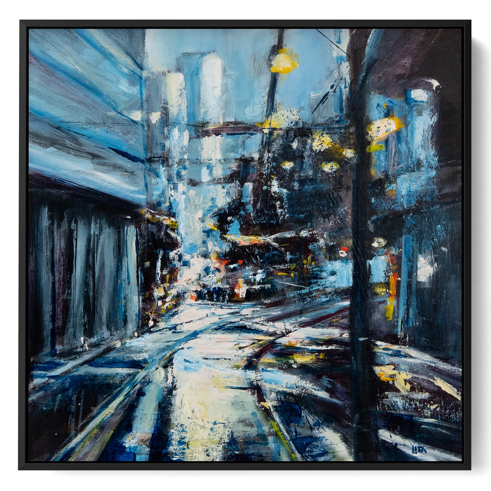 'Manchester Tram Lines', Canvas Art Prints - Image 4