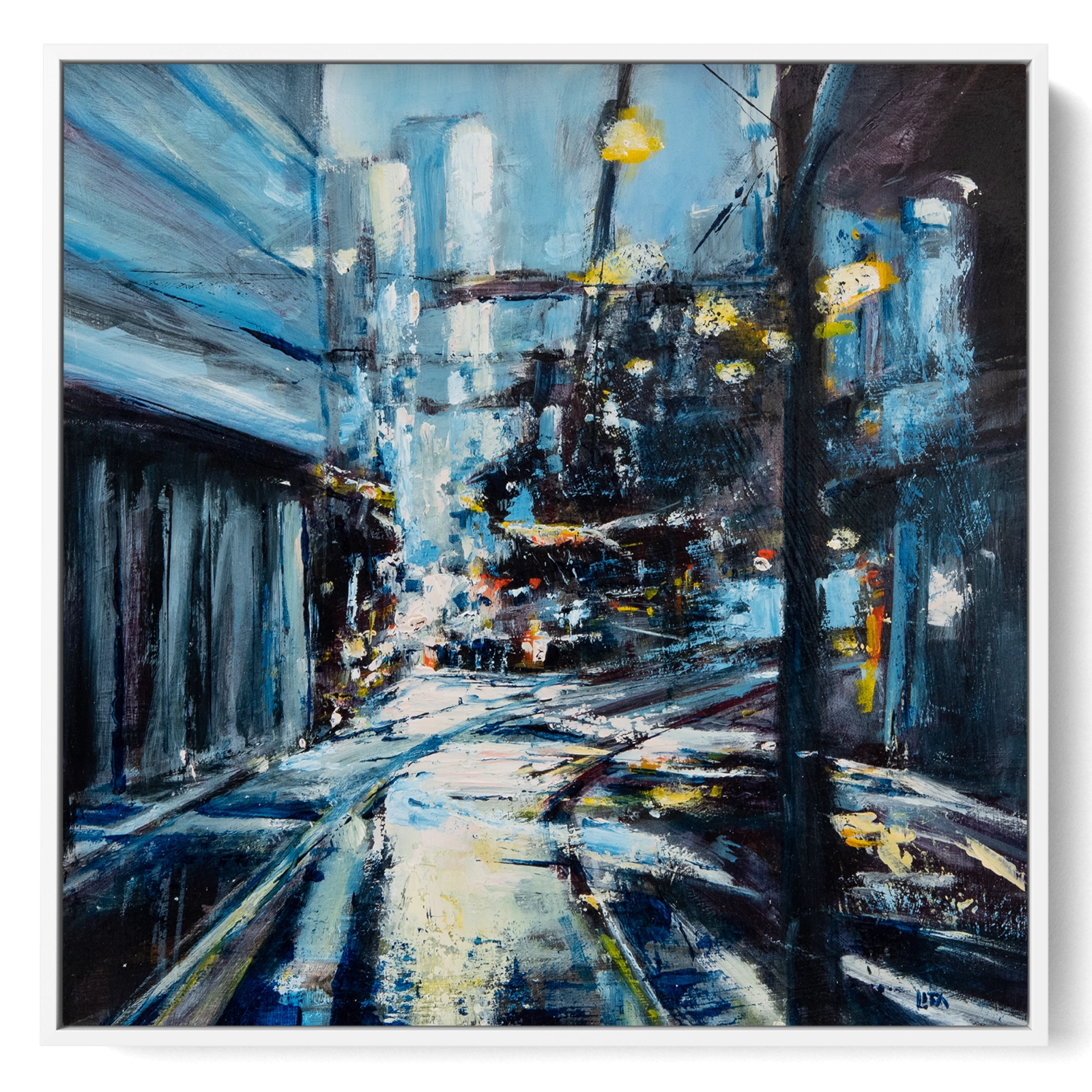 'Manchester Tram Lines', Canvas Art Prints - Image 3