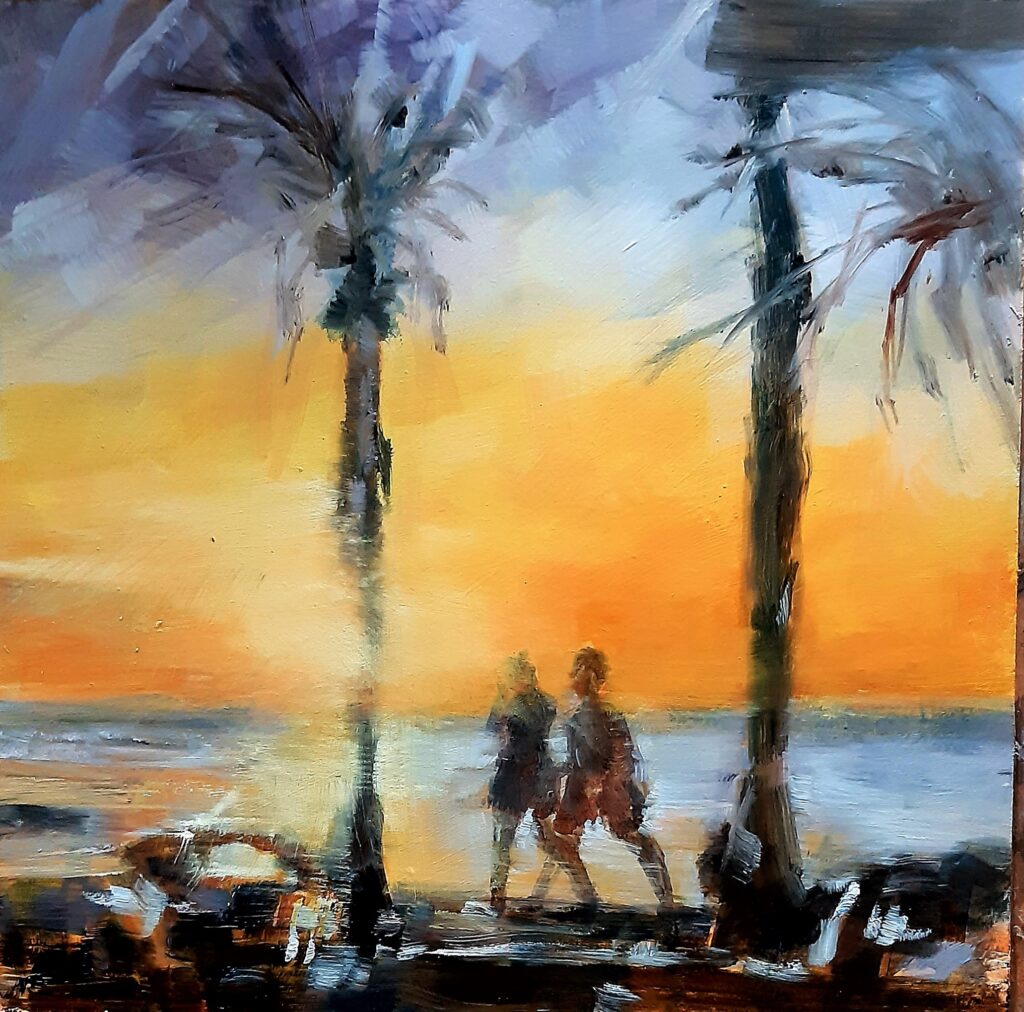"Las Americas". An original oil painting by Lita Narayan