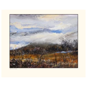 ‘Mist Over Pendle 1107’. Fine art print and wallart by Lita Narayan